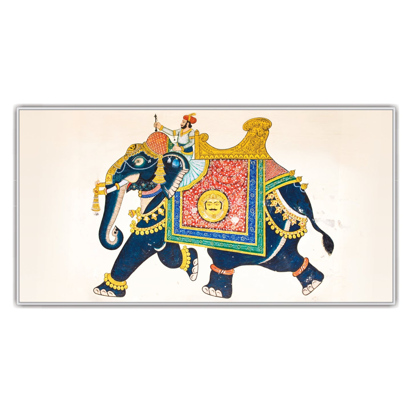 Madhubani city palace painting Canvas Wall Painting