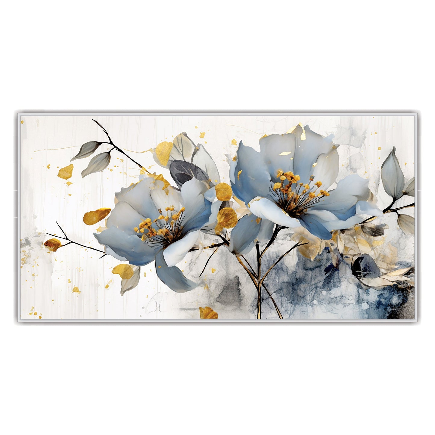 Abstract Art Flower Canvas Print Wall Painting