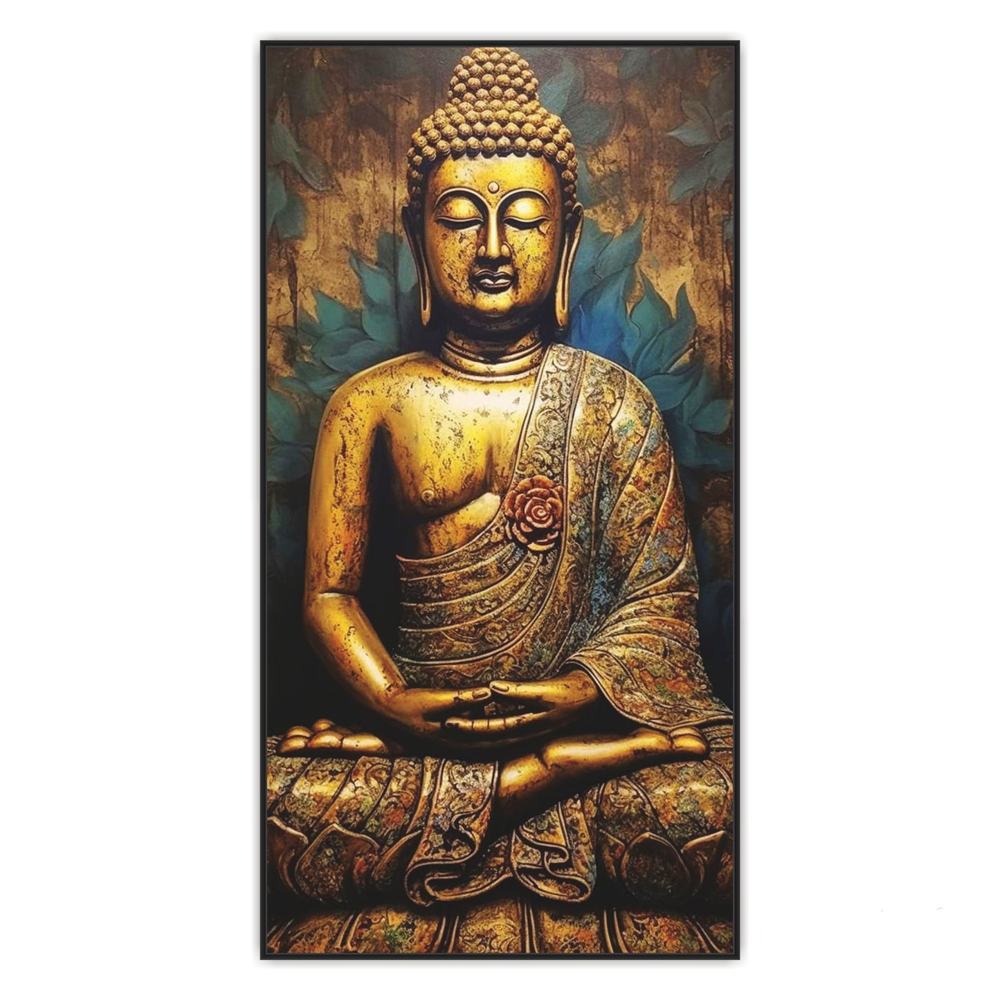 Abstract Buddha Canvas Art Canvas Print Wall Painting