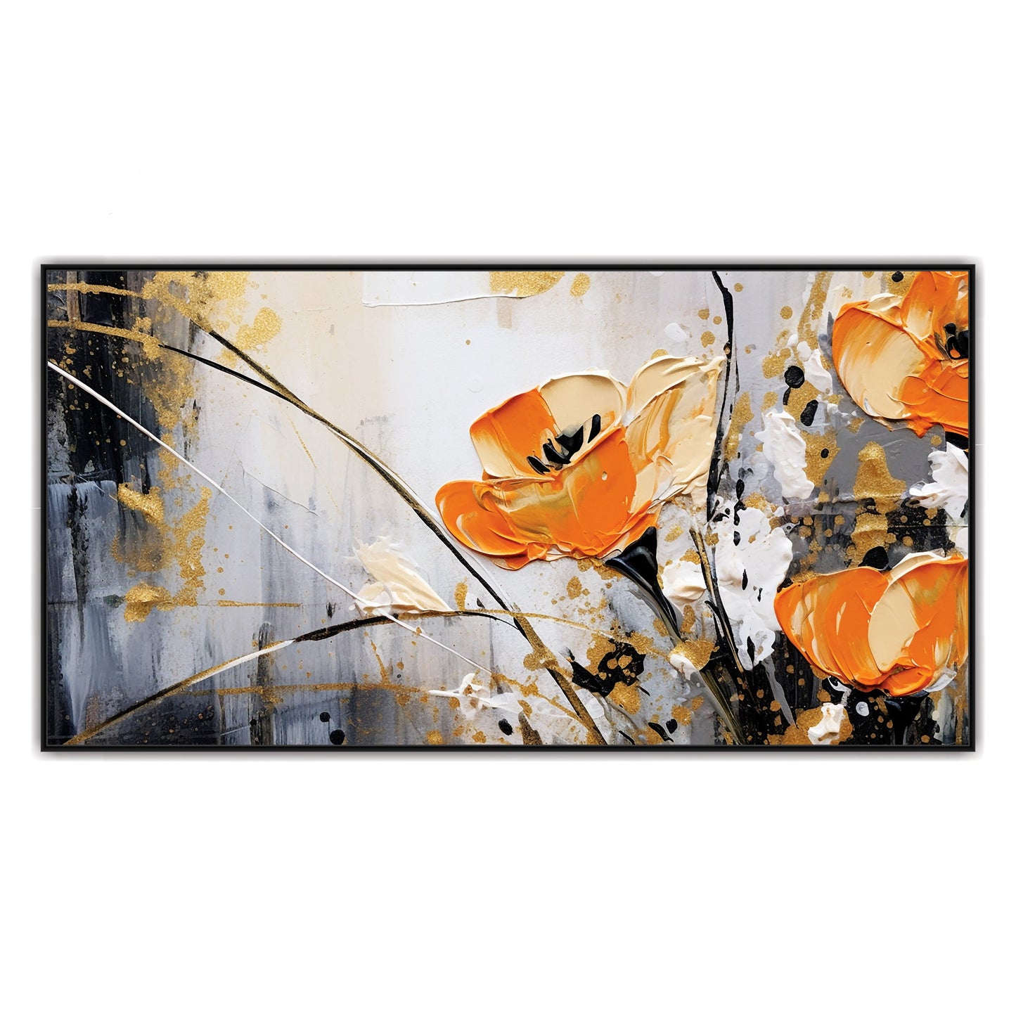 3D Flower art Canvas Print Wall Painting
