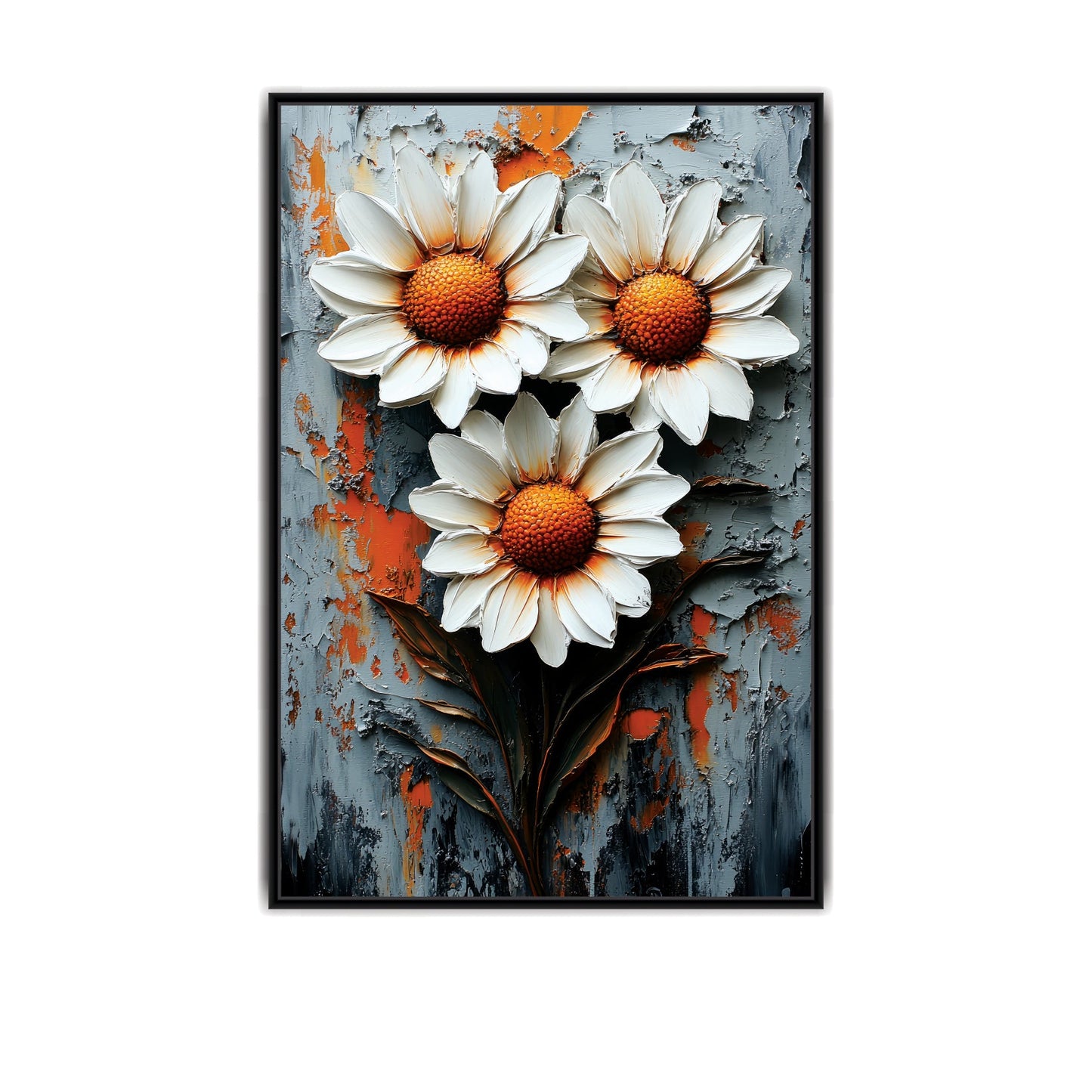 3D Flower Canvas Art Wall Painting