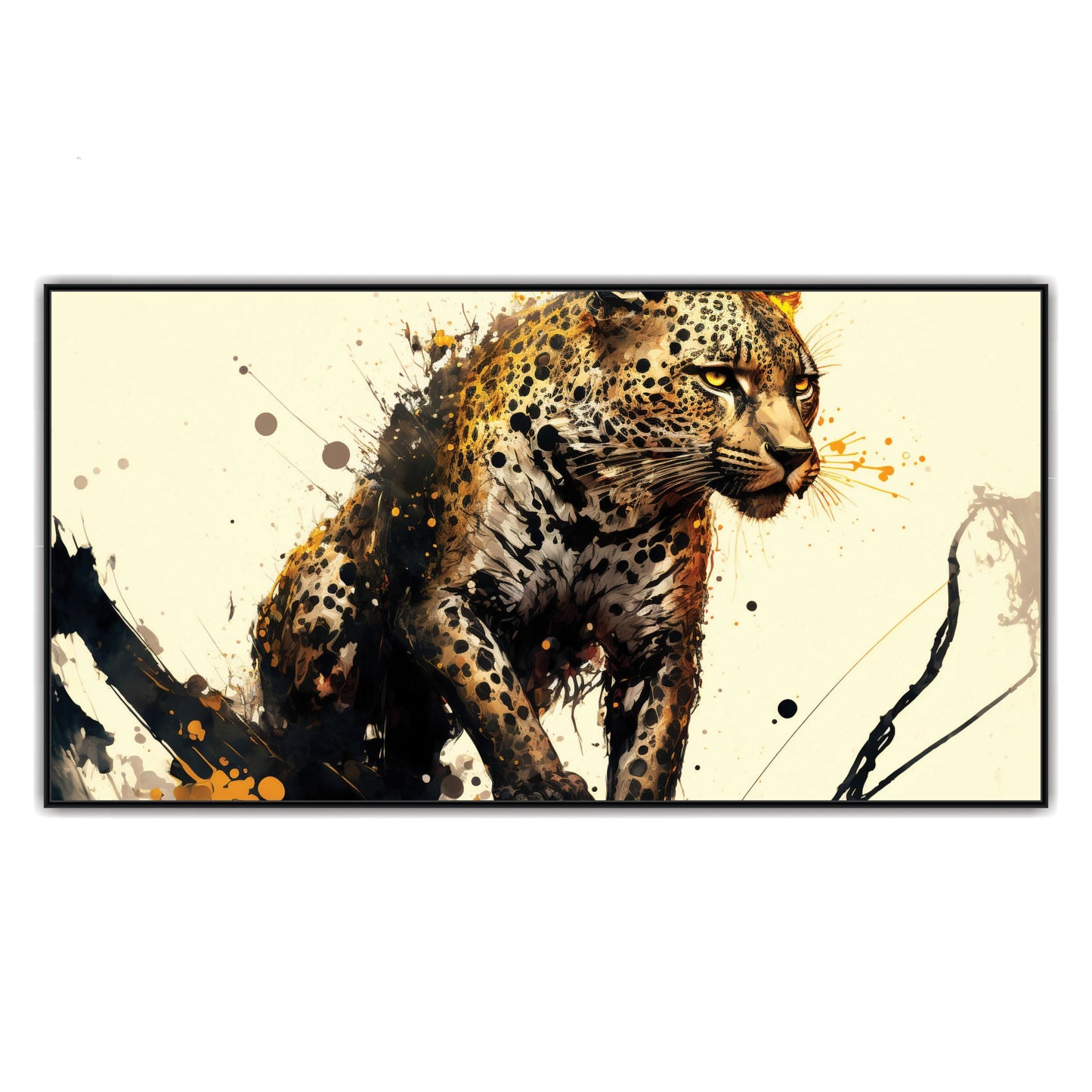 Panther wild life Landscape Canvas Art