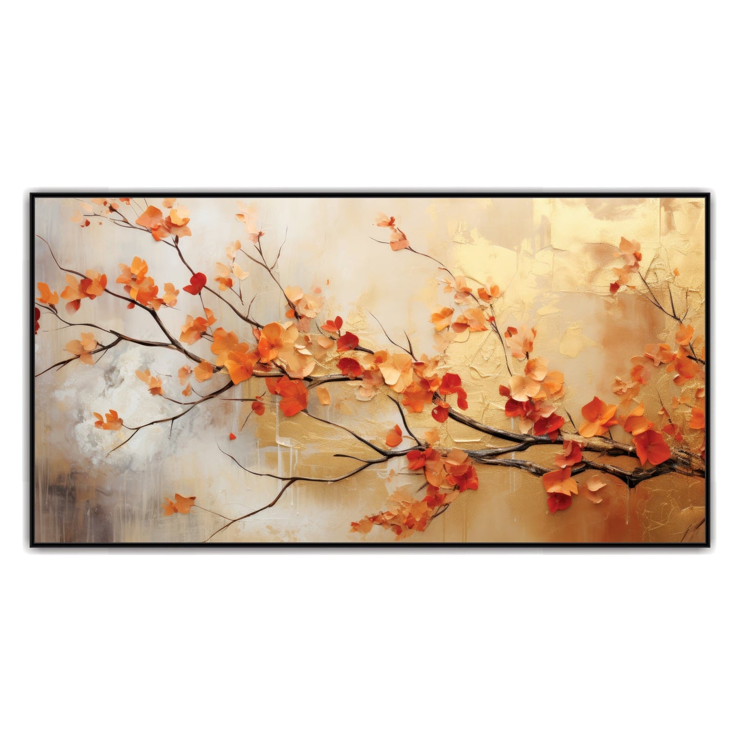 3D Flower Canvas Art Wall Painting