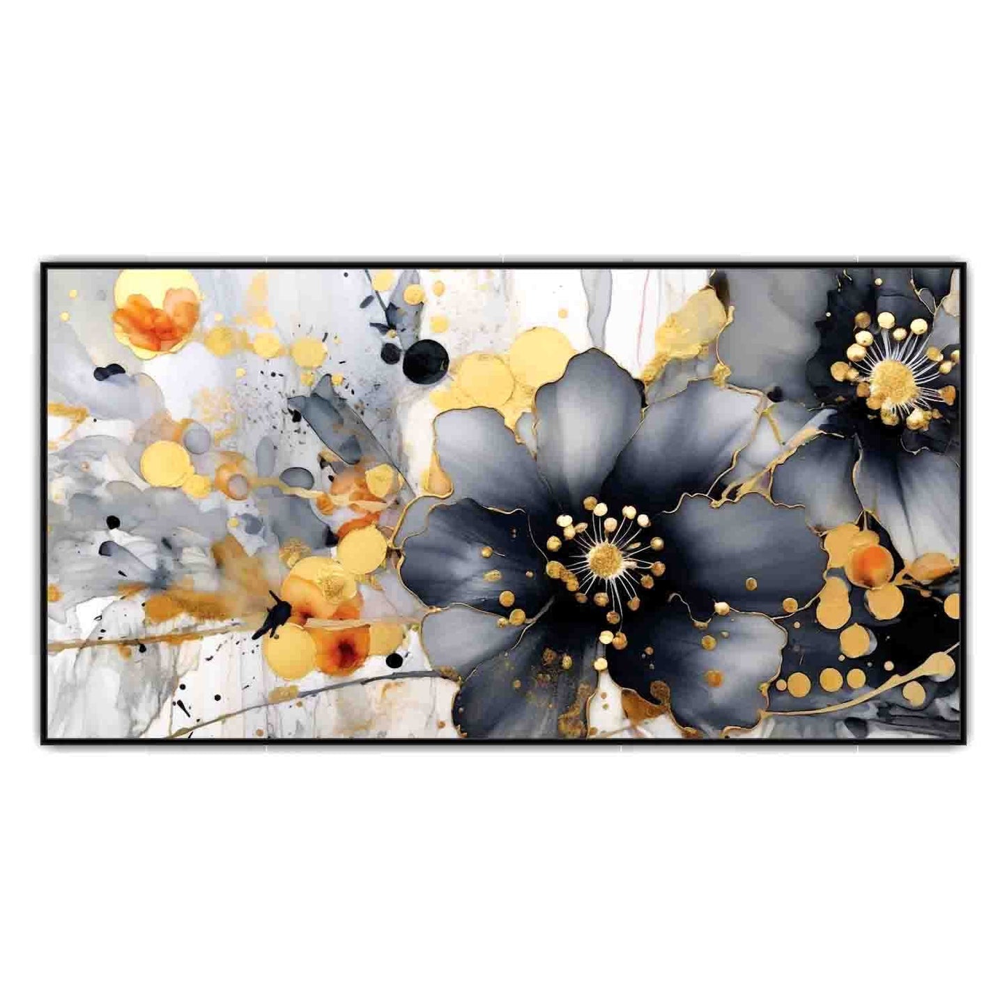 Abstract Art Flower Canvas Print Wall Painting