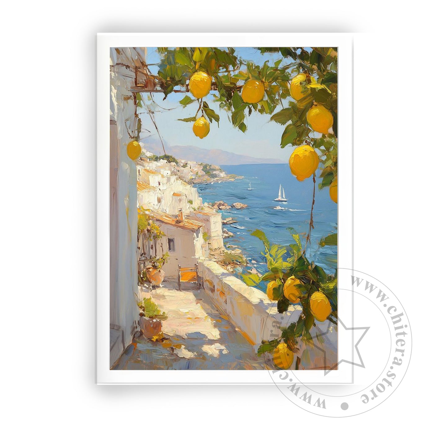 Mediterranean Lemon Tree Wall Art