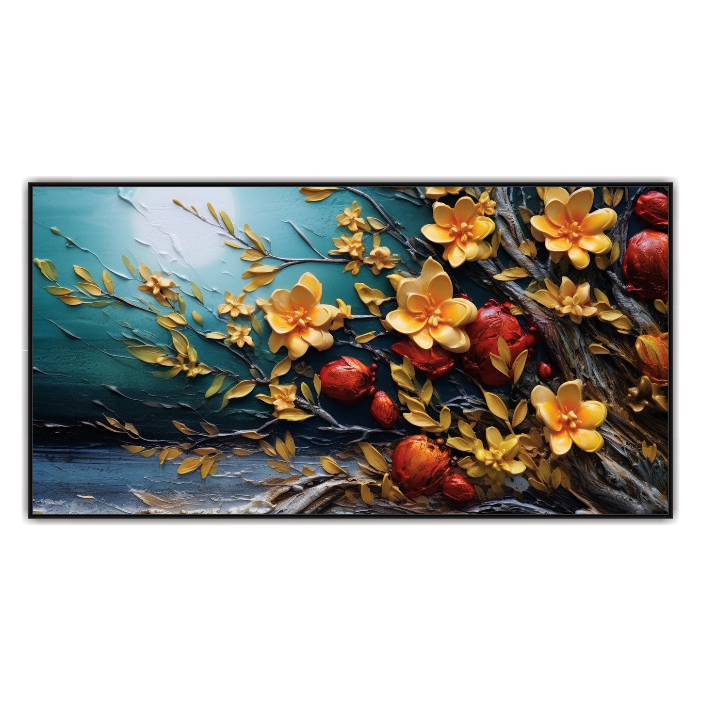 3D Flower art Canvas Print Wall Painting