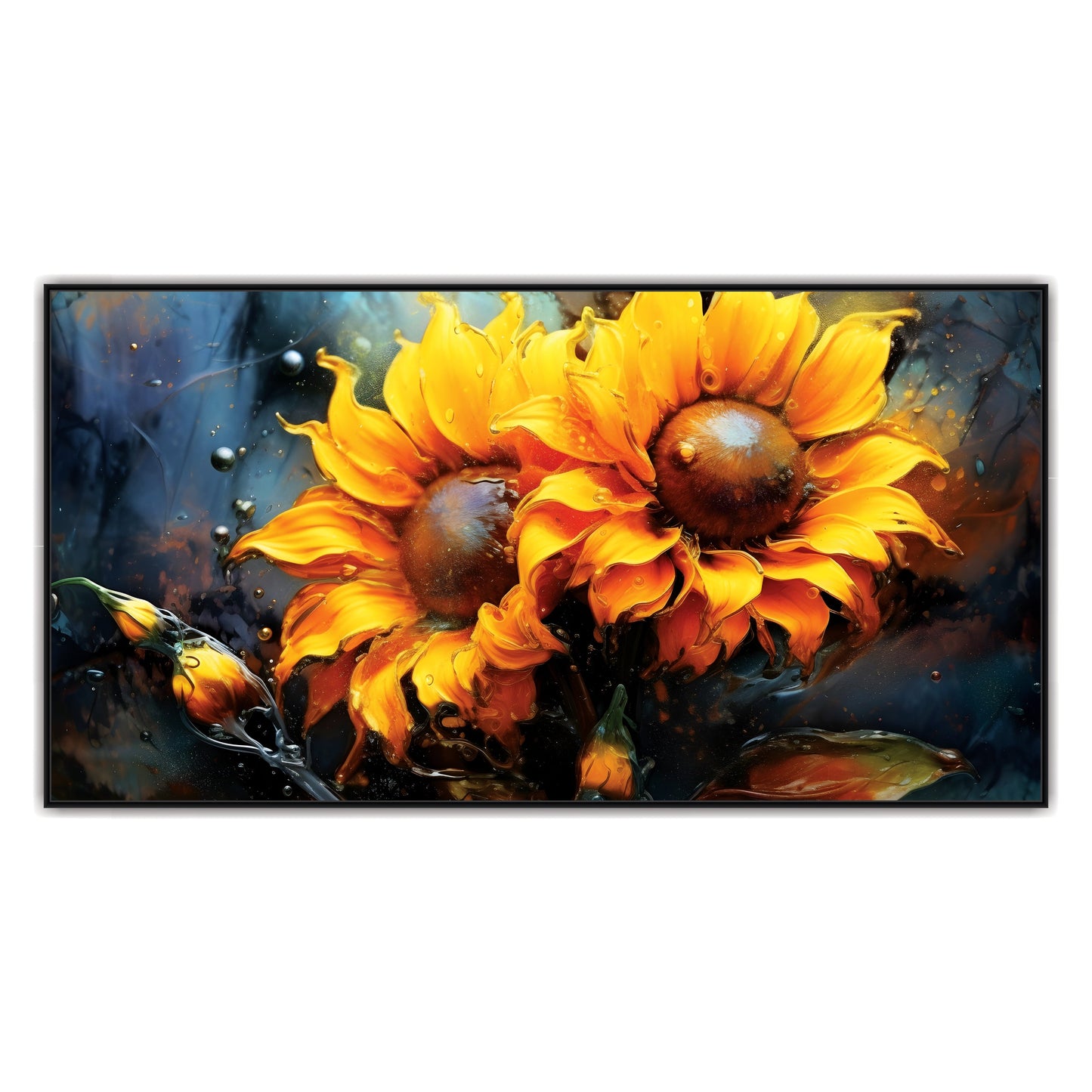 3D Flower art Canvas Print Wall Painting