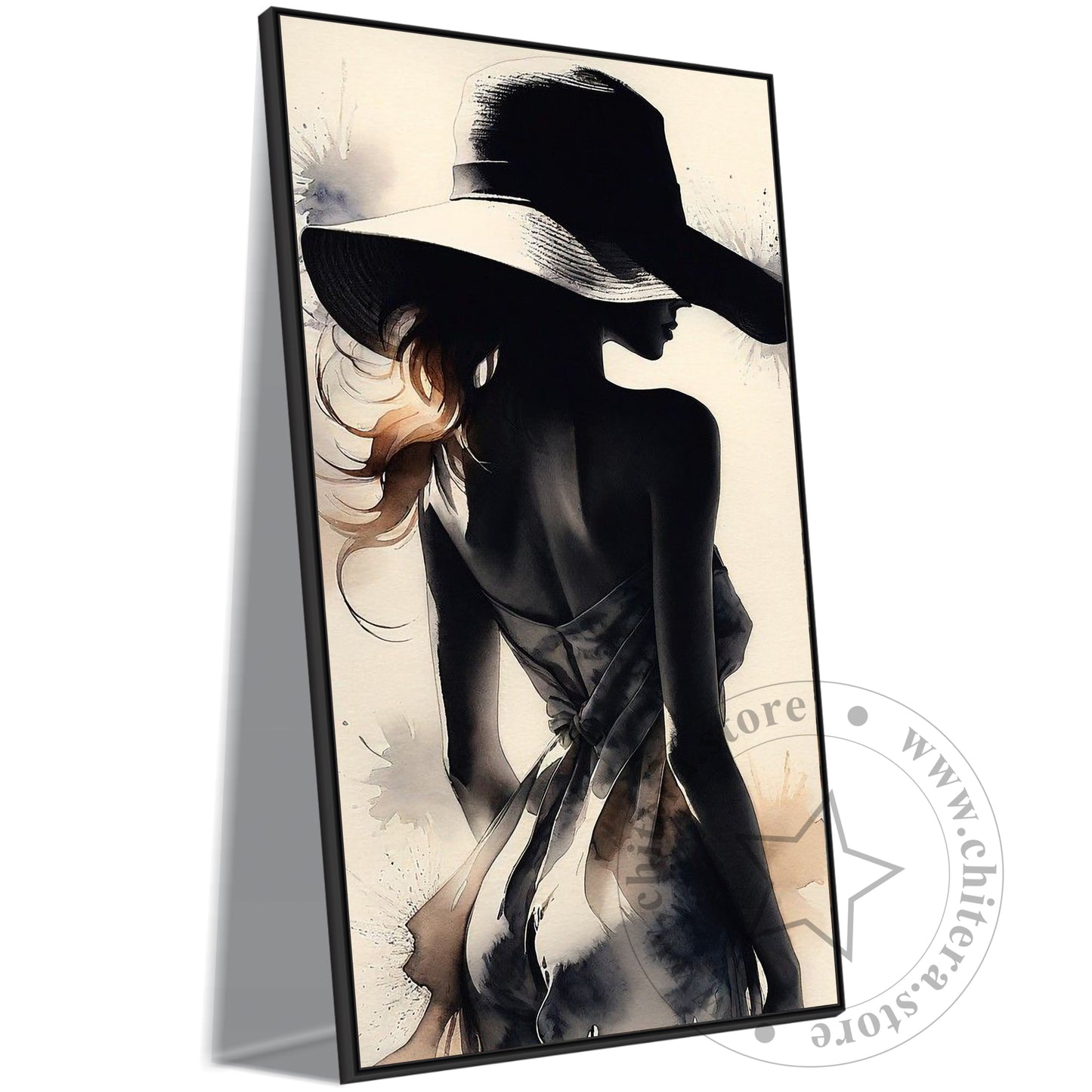 Minimalist Fashion Wall Canvas – Elegant Lady Art