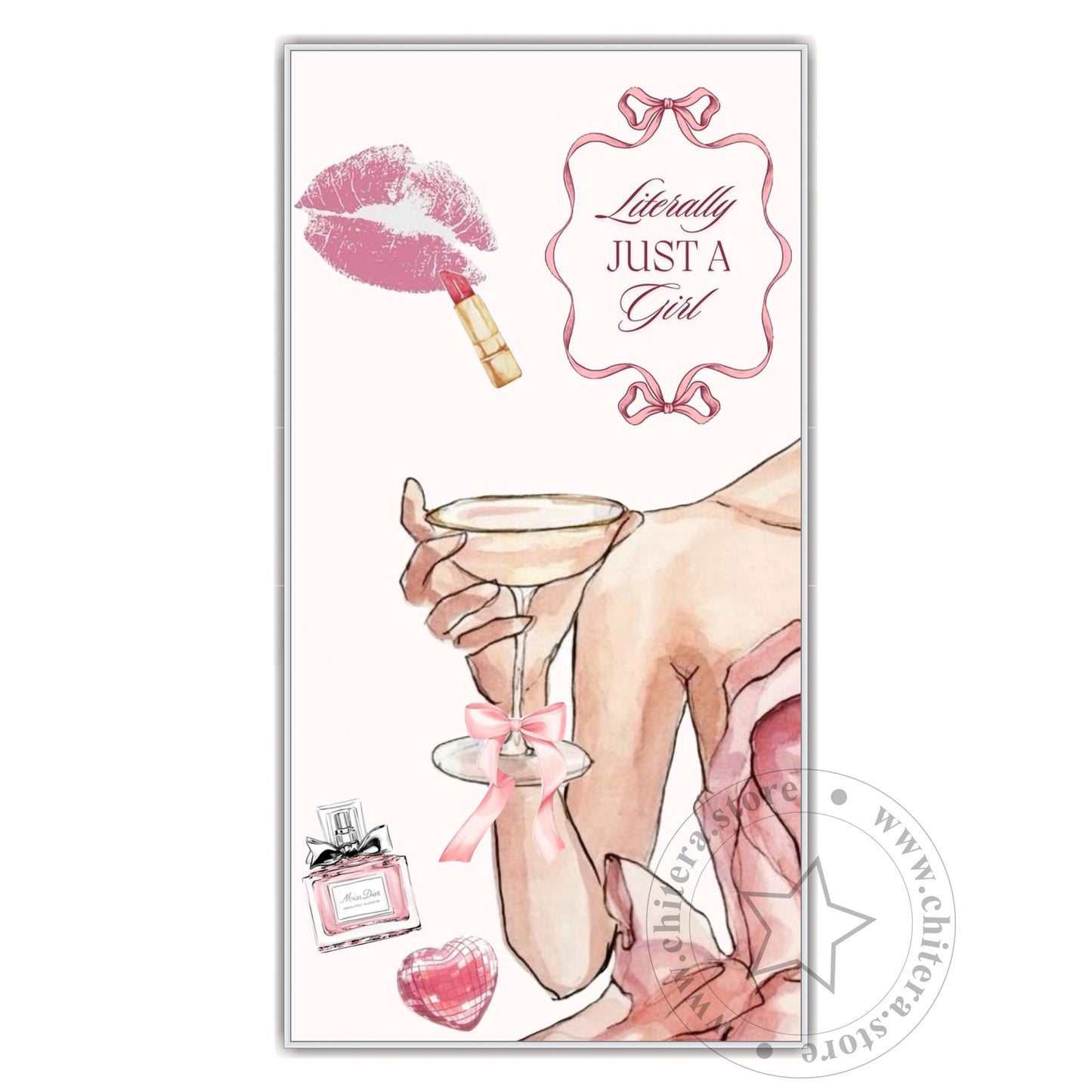Girly Aesthetic Wall Canvas Art