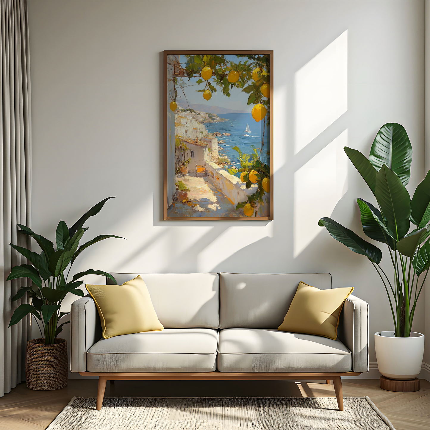 Mediterranean Lemon Tree Wall Art