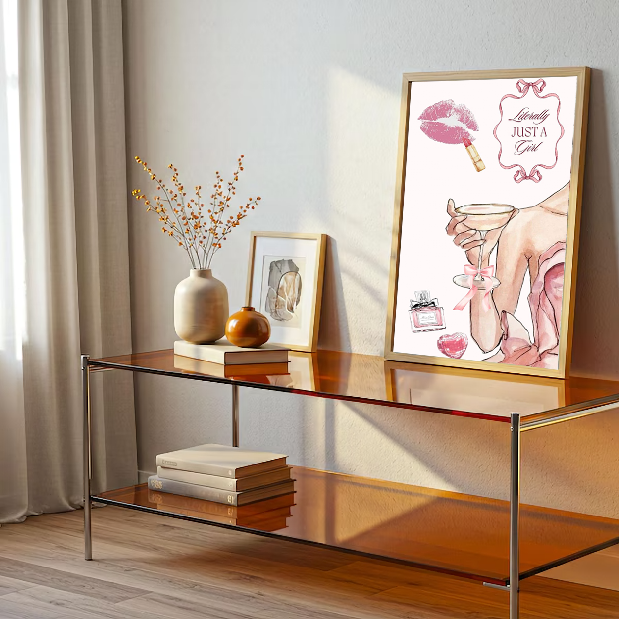 Girly Aesthetic Wall Canvas Art