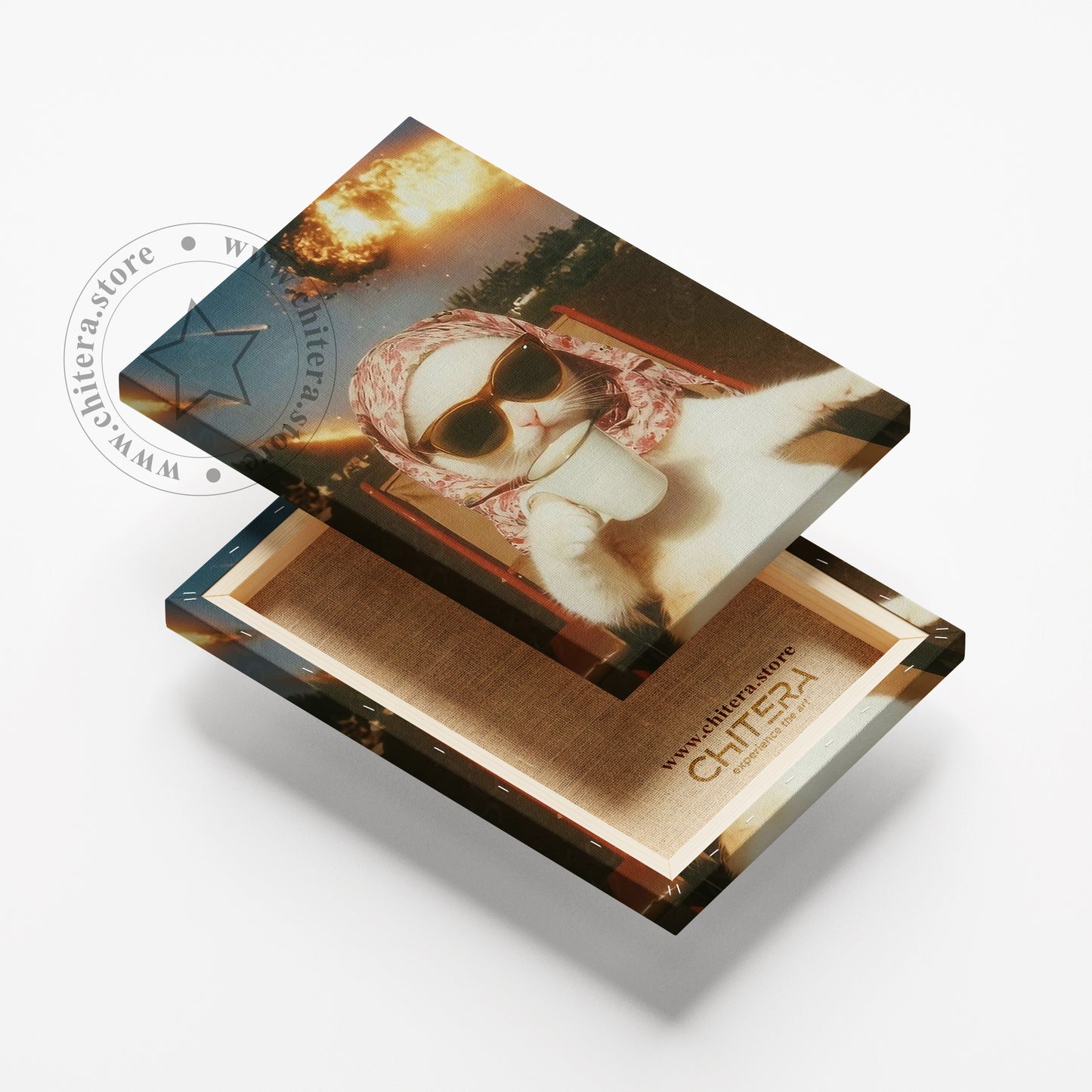 Funny Cat Meme Canvas Wall Art