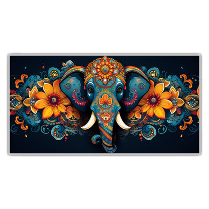 Madhubani ganesha art painting Canvas Wall Painting