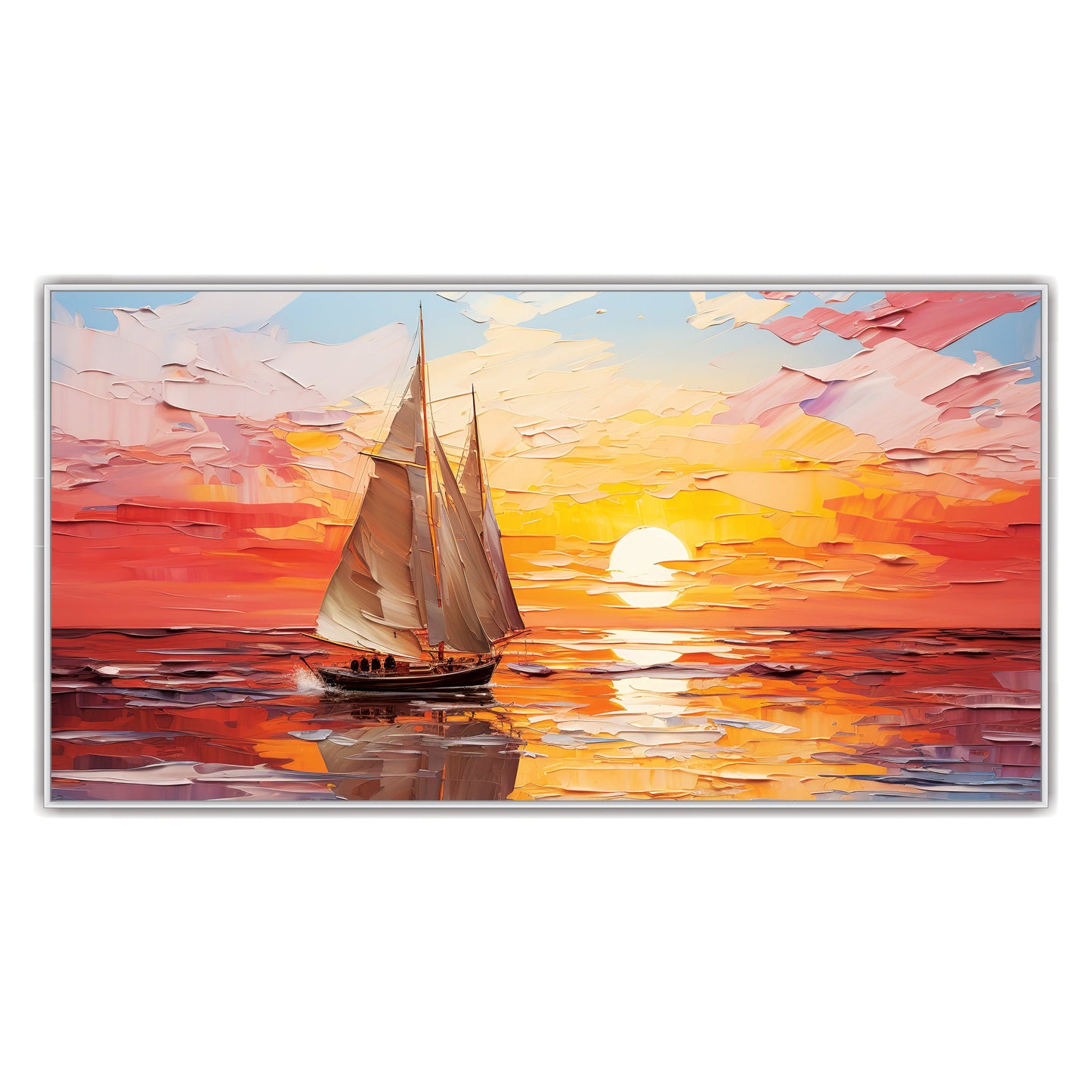 Boating view Canvas Print Wall Painting