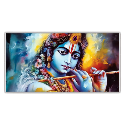 Krishna flute Canvas Art Wall Painting
