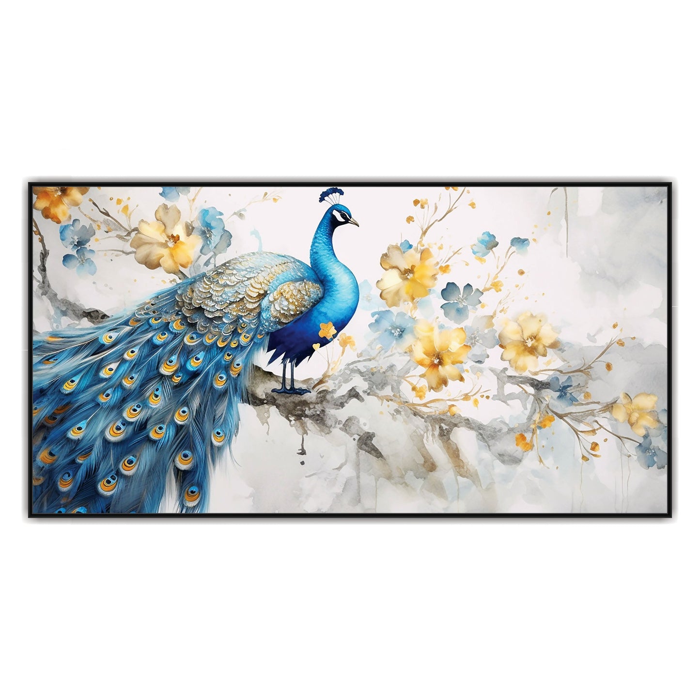 Peacock Canvas art Print Wall Painting