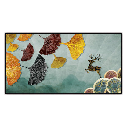 Deer feather Canvas art Print Wall Painting