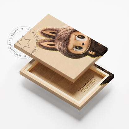 Labubu Bunny Doll Canvas Wall Art