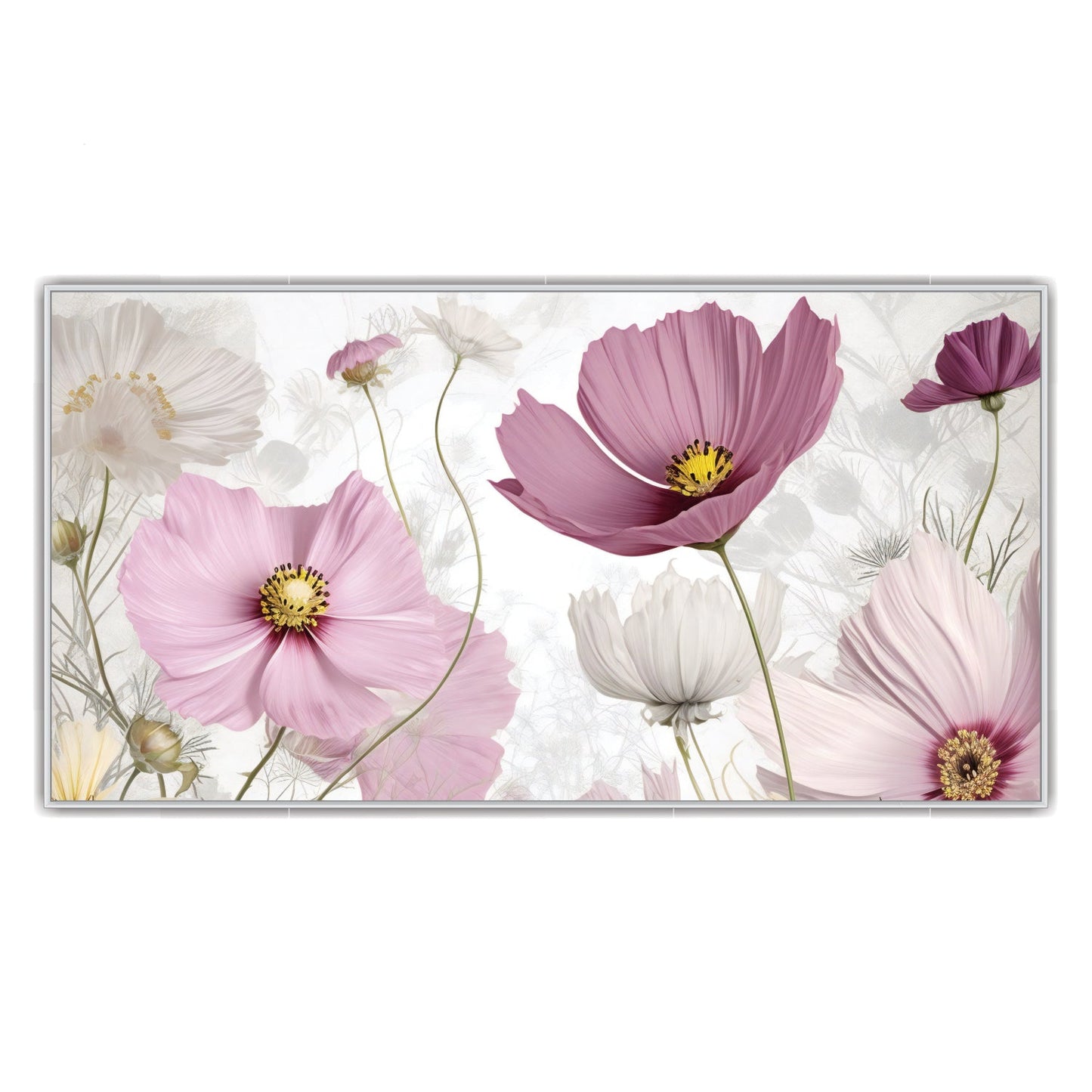 3D Flower Canvas Art Wall Painting
