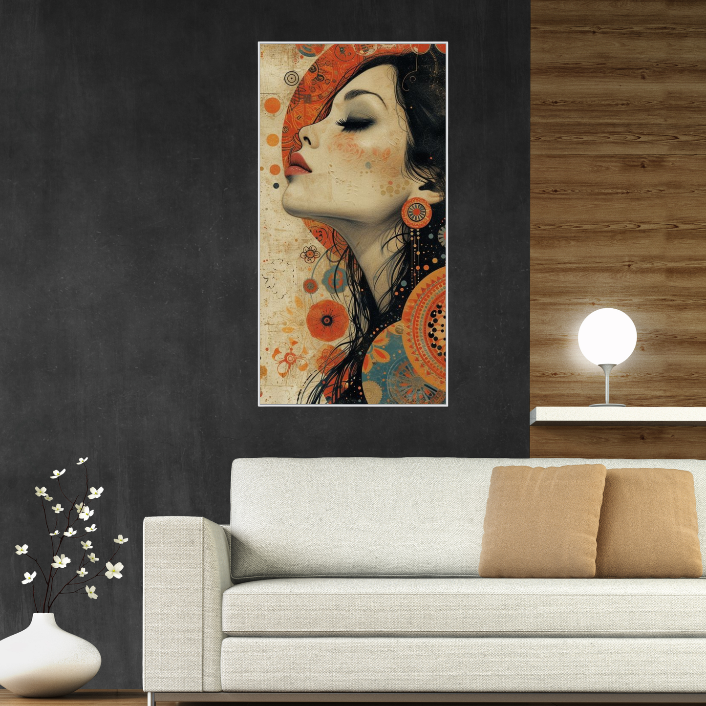 Woman Digital Art | Canvas Art Wall Painting