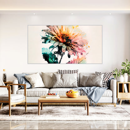 3D Flowers art Canvas Print Wall Painting