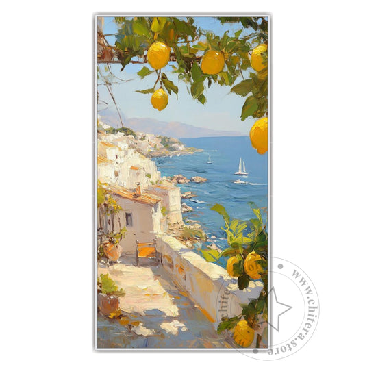 Mediterranean Lemon Tree Wall Art